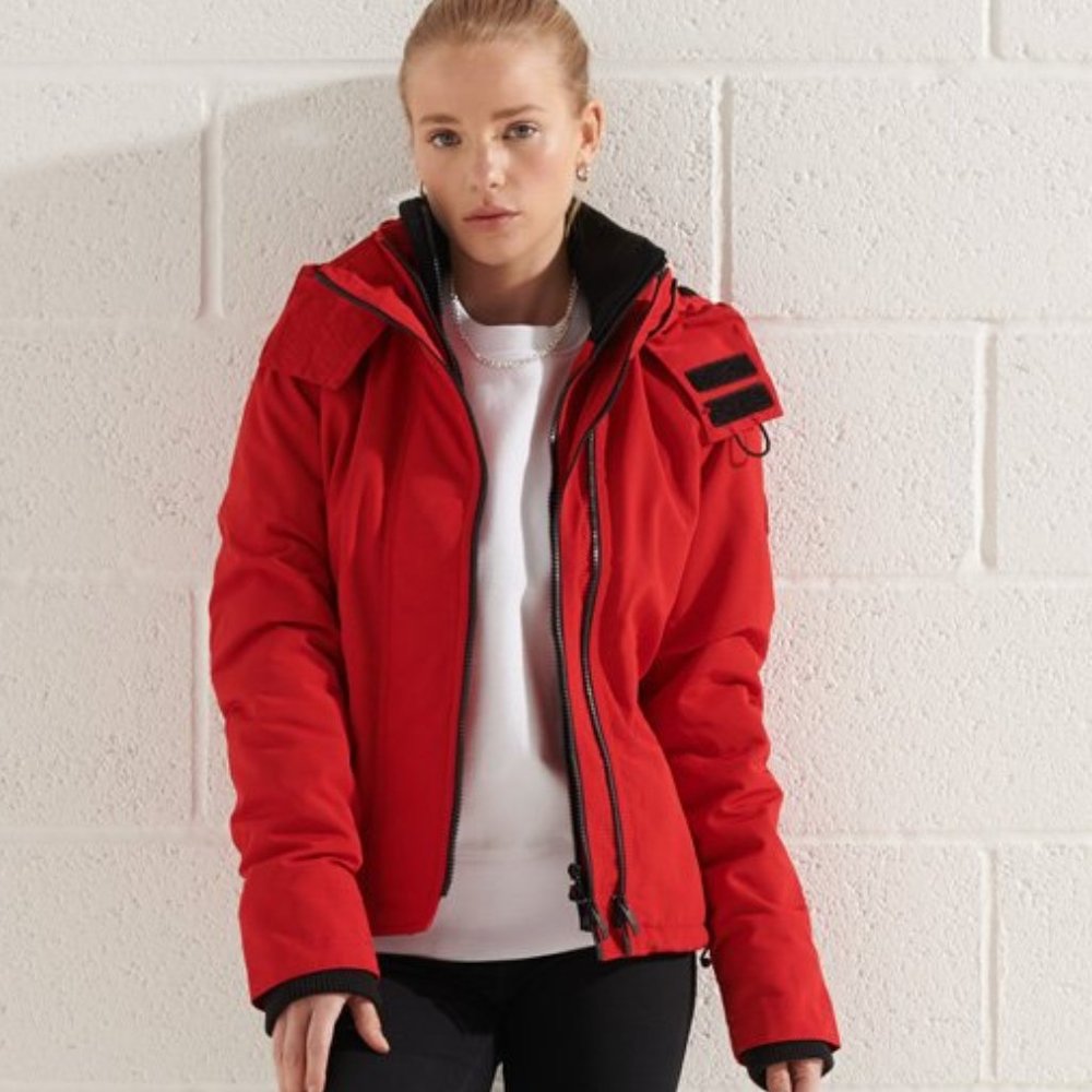Superdry Ottoman Windcheater Jacket Red